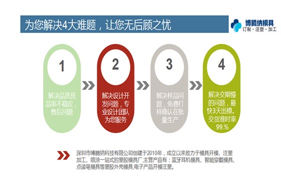 找高端的塑膠模具加工廠？來深圳博騰納看看